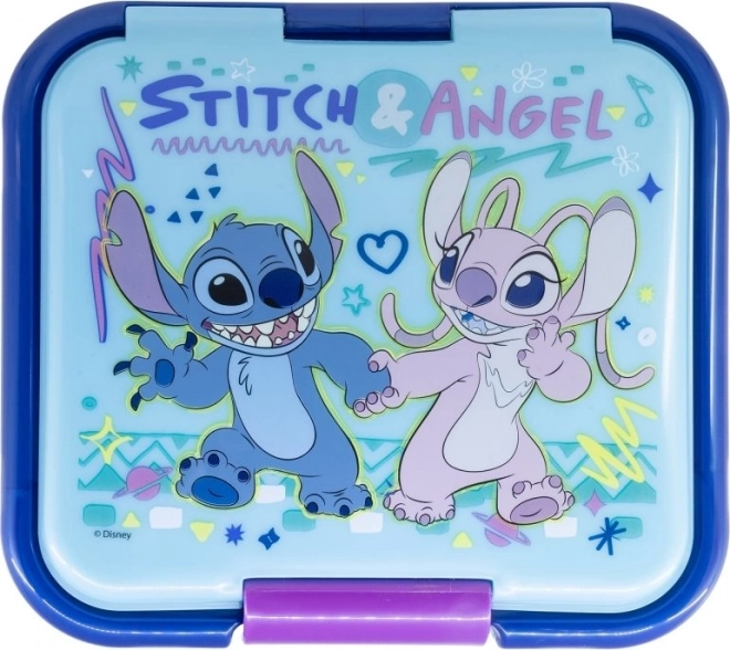 Broodtrommel Stitch met drie vakken