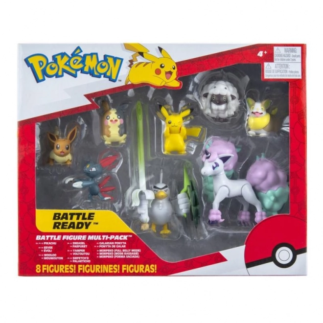 Pokémon set van 8 figuren