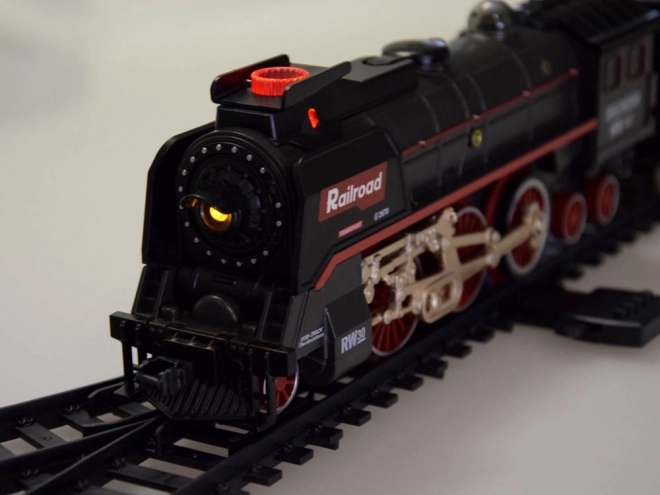 Elektrische trein 185x99cm rook verdampt geluideffect RC0622