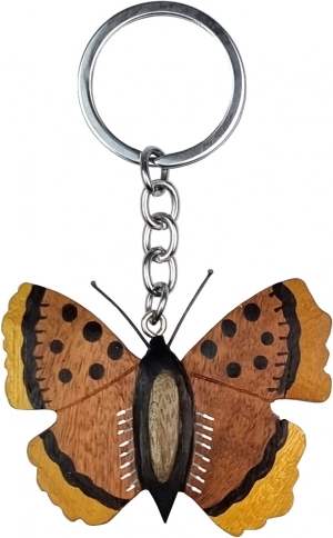 Houten sleutelhanger vlinder groot – 2KIDS TOYS