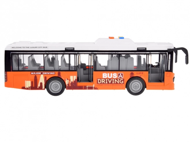 Grote bus met geluiden en lichten