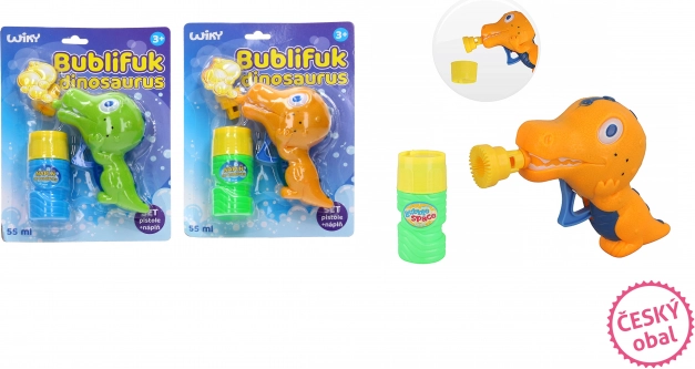 Bellenblaas in de vorm van een dinosaurus 55 ml – Tsjechische verpakking