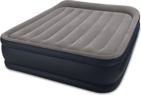 Opblaasbaar matras met ingebouwde pomp 203 × 152 × 42 cm IN TEX