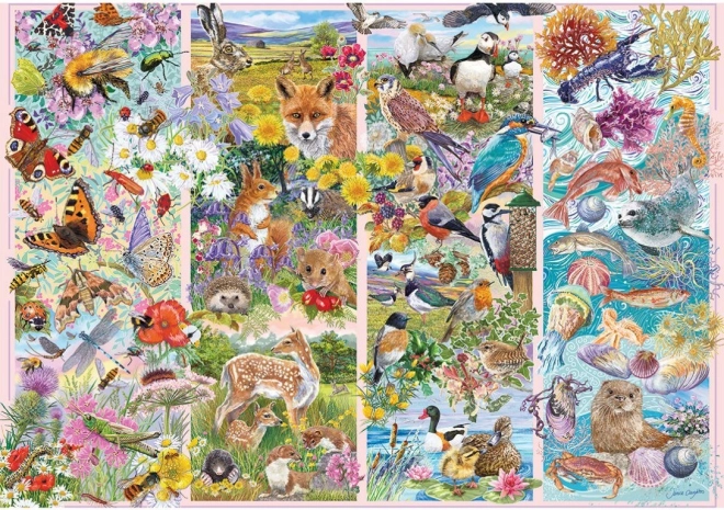 Puzzel Nieuwsgierige wezens 500 stukjes