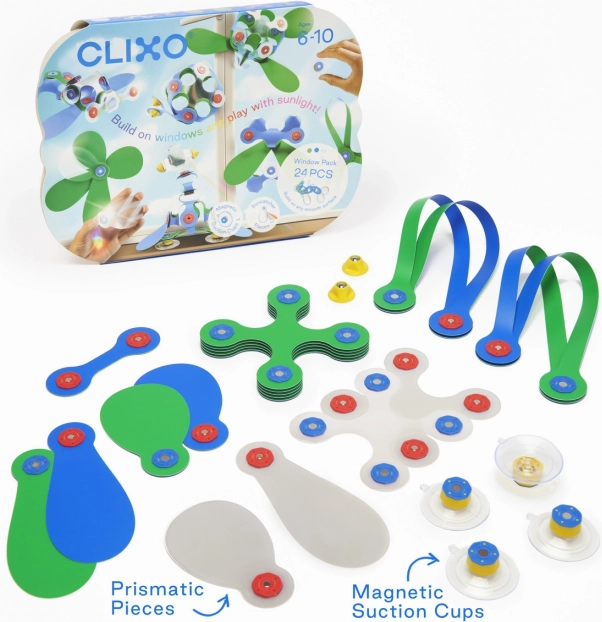 Clixo bouwpakket voor ramen 24 stuks