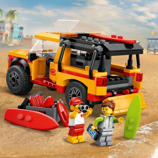 Lego City Reddingswagen op het Strand