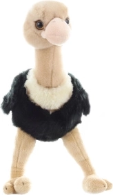 Pluchen struisvogel 33 cm