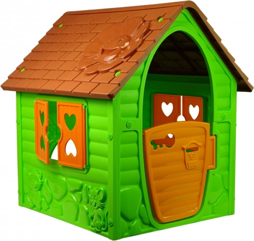 Kunststoffen tuinhuisje voor kinderen