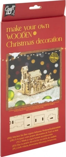 Houten 3D-puzzel Santa – CRAFT ID