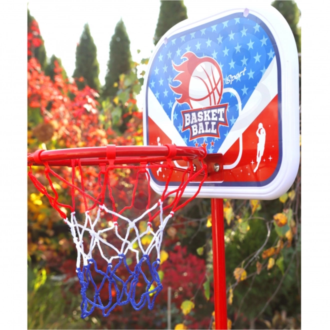 Basketbalset WOOPIE met standaard en bal