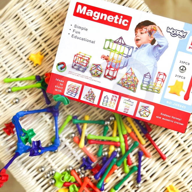 Magnetische bouwset Woopie 110 stukken