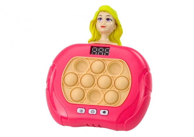 Hra Pop-It Wac A Mole Pop Doll Licht Geluiden Roze