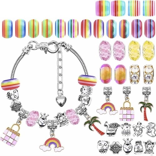 Kraaltjes voor het maken van armbanden - 107 stuks