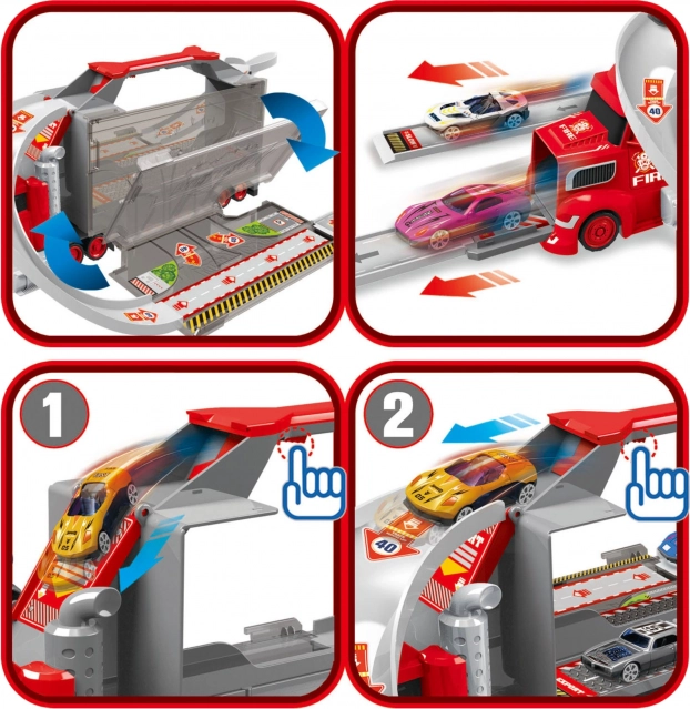 WOOPIE Set Takelwagen en Racebaan