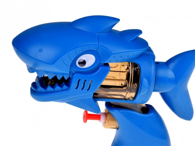 Zakformaat waterpistool Blauwe Haai voor kinderen