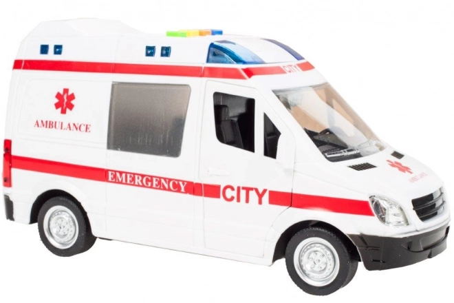 Ambulance met geluids- en lichteffecten