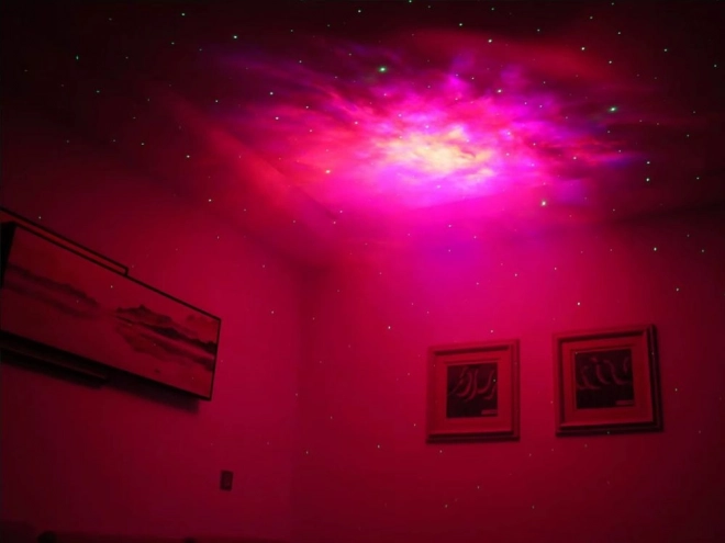 Sterrenprojector zittende astronaut met afstandsbediening