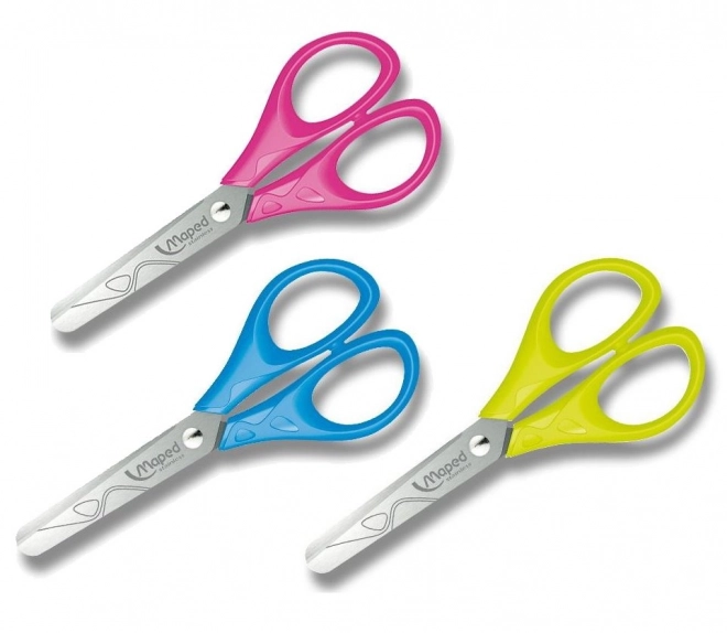 MAPED Schaar met ronde punt Essentials, 13cm - voor linkshandigen (mix)