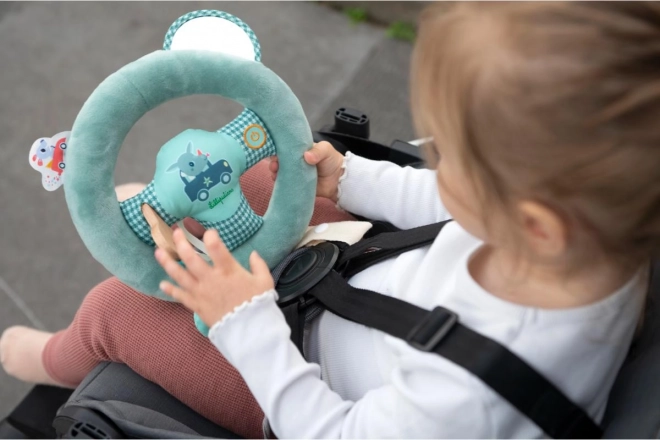Textiele stuur met draakje Joe van Lilliputiens