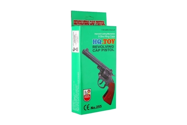 Kinder plastic revolver voor capsules 8 schoten