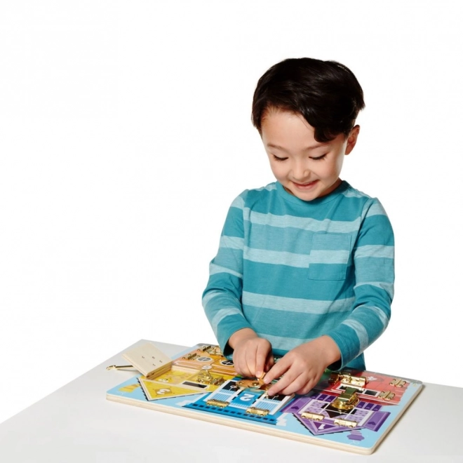 Sloten en beveiligingsbord Melissa en Doug