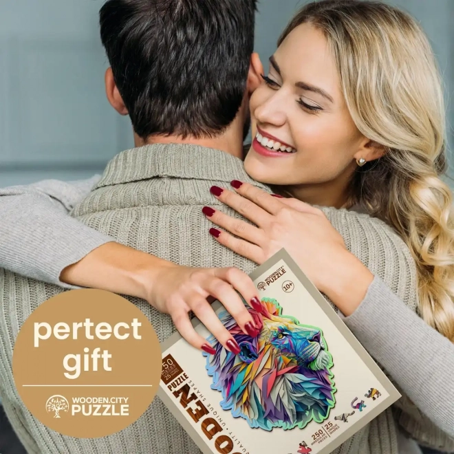WOODEN CITY Houten puzzel Moderne Leeuw 250 stukjes EKO
