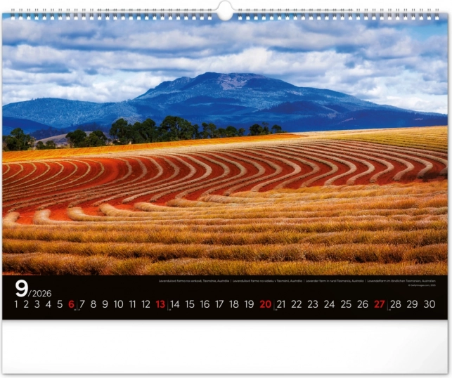 Wandkalender Landschappen 2026