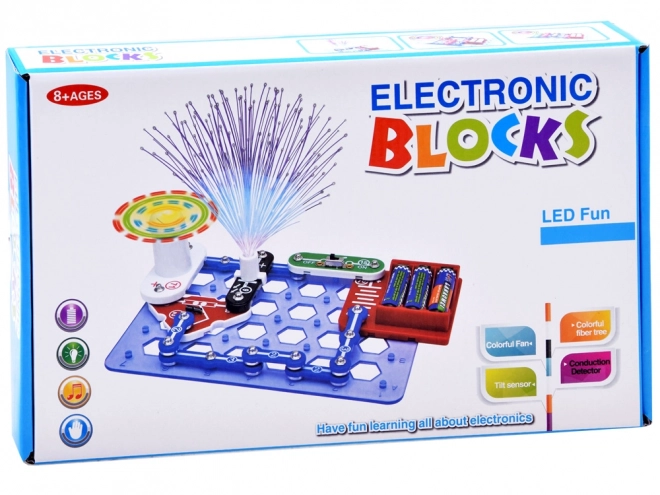 Educatieve lichtgevende set voor jonge elektronica