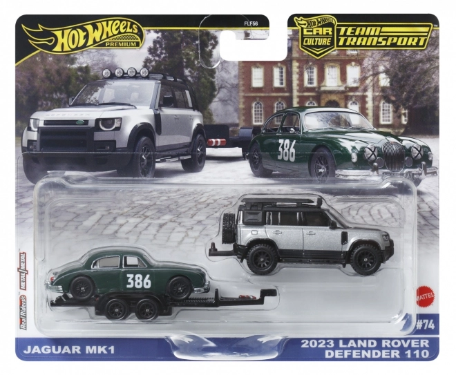 Set van voertuigen voor het 50-jarig jubileum van Land Rover door Hot Wheels