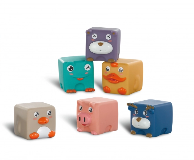 WOOPIE sensorische blokken en puzzeldieren 12 stuks