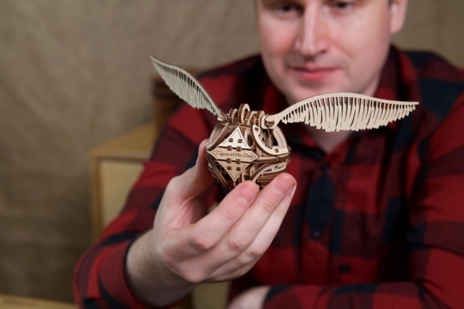 Ugears 3D houten mechanische puzzel Gouden Snaai, Harry Potter