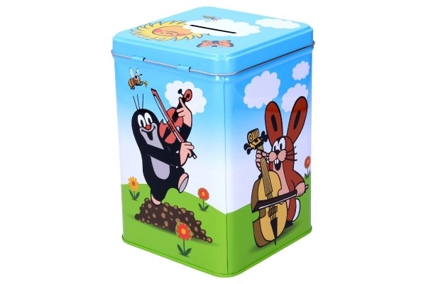 Grote blikken spaarpot met Molletje