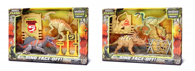Primal Clash! Dino gevecht 17 cm set