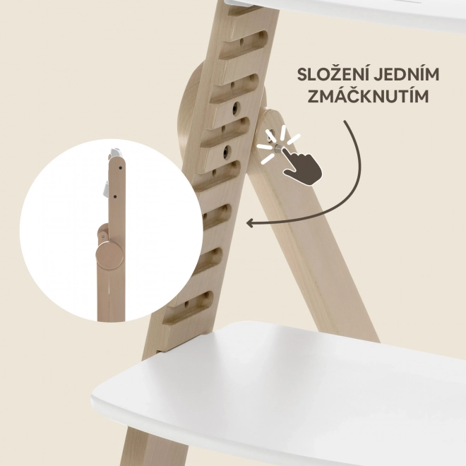 Houten kinderstoel Clipp & Clapp, Zwart