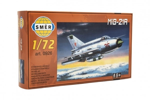 Realistisch model van vliegtuig MiG-21R in schaal 1:72
