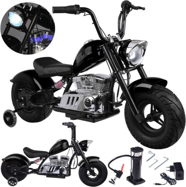Elektrische kinderchopper op accu met gashendel, 24 V, tot 80 kg