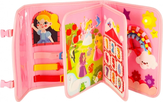 Roze Montessori sensorische rugzak