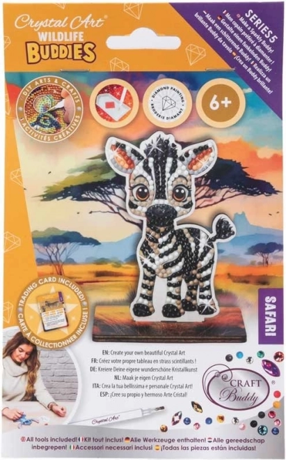 Diamantschilderen Safari: Zebra