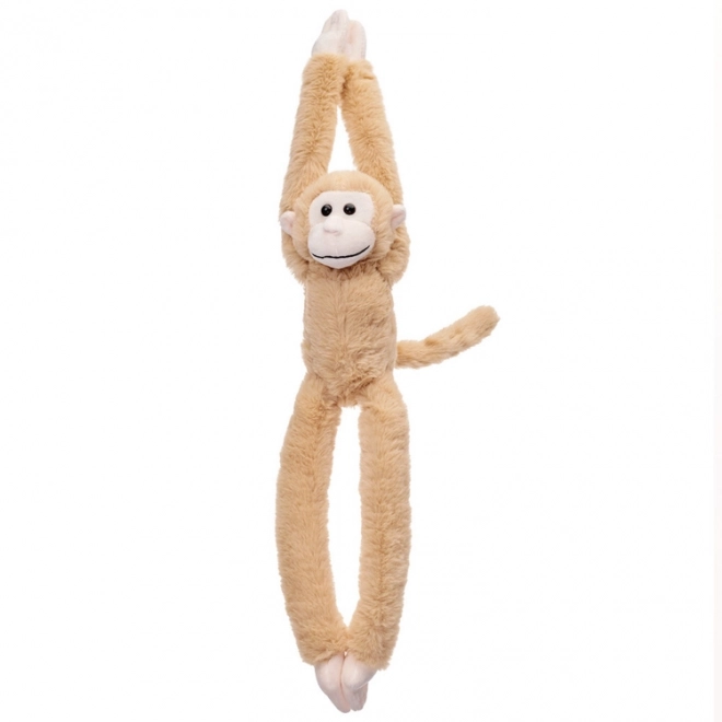 Hangende aap mascotte in beige kleur