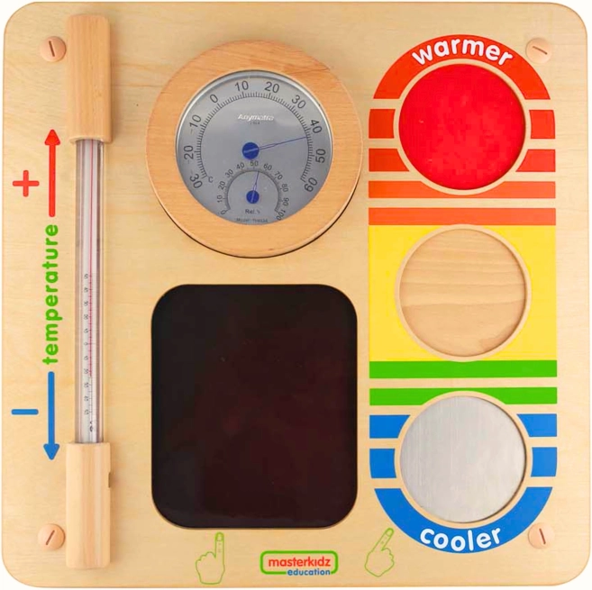 Masterkidz wandeducatiebord – temperatuur ontdekken Flex