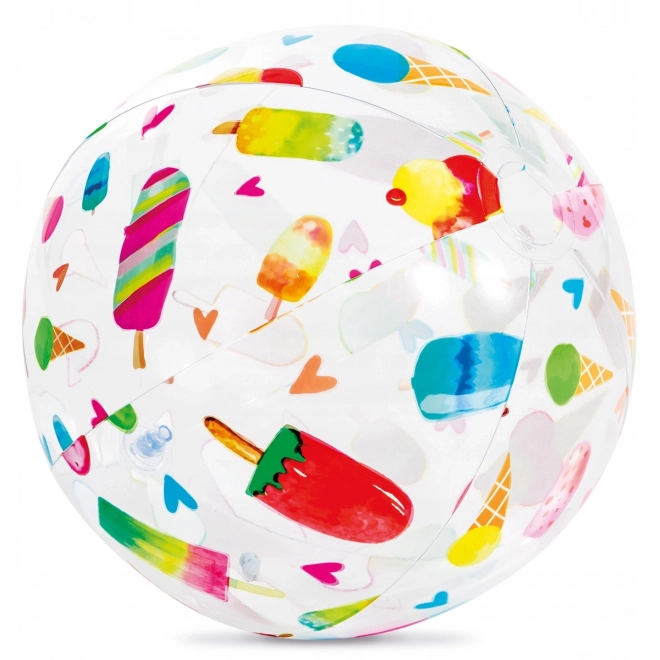 Opblaasbare bal met patronen - 51 cm