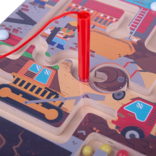 Bigjigs Toys Magnetisch Doolhof Bouwplaats