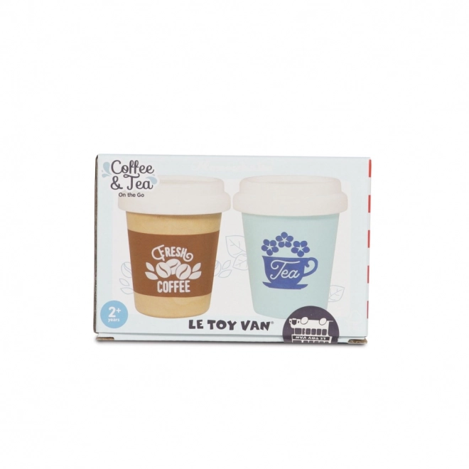 Le Toy Van Koffie en Thee om mee te nemen 2 stuks