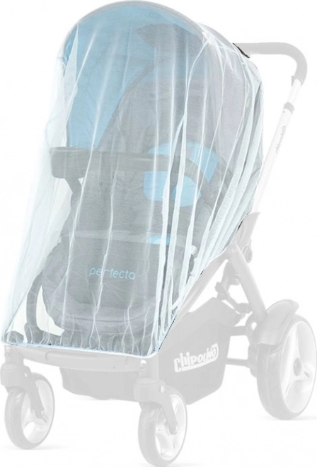 CHIPOLINO Universele muskietennet voor kinderwagen - wit