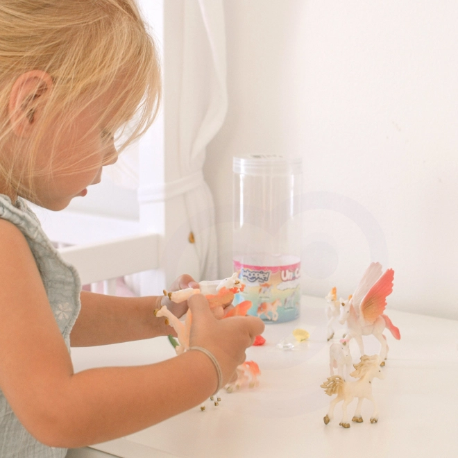 Set van eenhoornfiguren