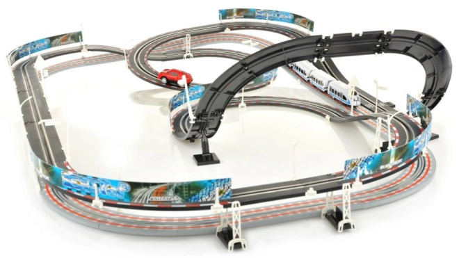 Twee-niveau racecircuit