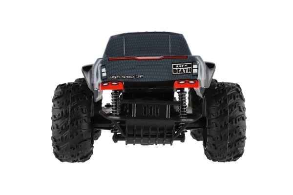 Auto RC Pick Up Terrein grijs-rood