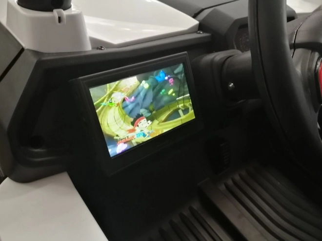 MP4-scherm voor entertainment