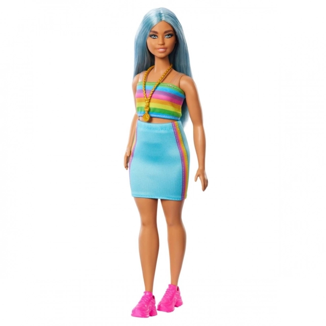 Barbie Fashionistas lang blauw haar