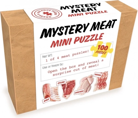 Mini-puzzel Verrassing Vlees 100 stukjes